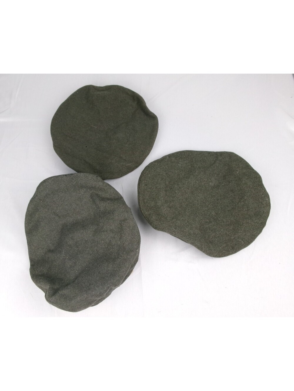 1965 Society Brand USMC Green Wool Service Caps Lot 3 Vietnam Era Military